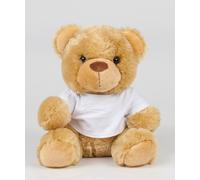 Bear In A T-Shirt - Plain or Personalised with your text or image - Teddy Bears