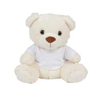 Bear In A T-Shirt - Plain or Personalised with your text or image - Teddy Bears