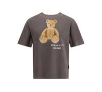 Bear In Mind Graphic Tee - male - Palm Angels - T-Shirts - Brown - S - Tops S