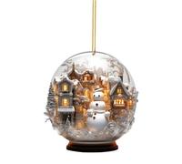 Bear in The Big House Christmas Ornament Book Lovers Reads Christmas Books Acrylic Ornaments Gnome Decorations under 5