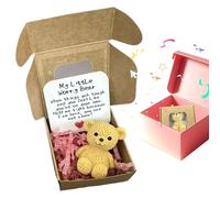Bear in the Box | With Card | Handmade Mini Keepsake to Cheer Up For Adults As A Comfort Dispenser Support Show Joy