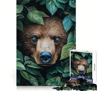 Bear in The Bush Jigsaw Puzzle 1000 Piece for Teenagers Think Training Time Well Spent Defined Edges Festive Present (38x26cm)
