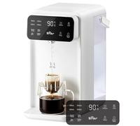 Bear Instant Hot Water Dispenser, 1s Fast Heating Water Boiler, 3L Large Capacity, 10 Temp Levels for Tea, Coffee & Baby Formula, Energy Saving, Smart LED Display, Night light, Child Lock, BPA-Free