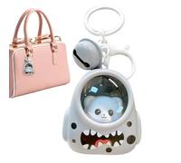 Bear Keychain - Funny Backpack Pendant | Hanging Ornament for Purse or Purse - Funny Fashion Accessory for Decoration, grey, Consulte la descripción