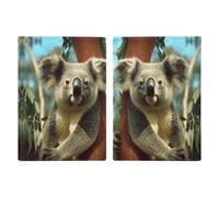 Bear Koala Passport Holder for Women Men PU Leather Passport Travel Wallet with Multiple Pockets