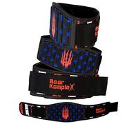 Bear KompleX Weighlifting belt for Powerlifting, Cross-fit, Squats, Weight Training and more. Low profile velcro with super firm back for maximum stability and exceptional comfort. STARS SMALL belt