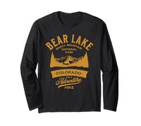 Bear Lake Rocky Mountain National Park Adventure Hike Design Long Sleeve T-Shirt