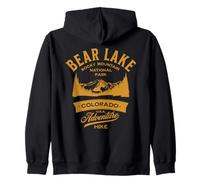 Bear Lake Rocky Mountain National Park Adventure Hike Design Zip Hoodie