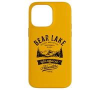 Bear Lake Rocky Mountain National Park Distressed Design Case for iPhone 14 Pro Max