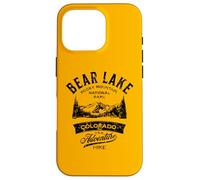 Bear Lake Rocky Mountain National Park Distressed Design Case for iPhone 16 Pro