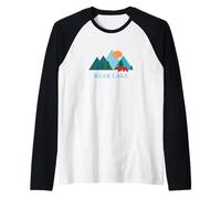 Bear Lake Utah and Idaho Vacation Souvenir Raglan Baseball Tee