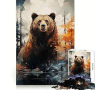Bear Land Puzzle for Adults 1000 Pieces Intellect Skill Pleasant Downtime Ideal Fit Meaningful Gift (50x75cm)