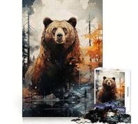 Bear Land Puzzle for Adults 1000 Pieces Intellect Skill Pleasant Downtime Ideal Fit Meaningful Gift (38x52cm)