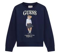 Bear Logo Oversized Sweatshirt - female - Guess - Kids Sweatshirts - Blue - 12 Y / 152 CM - Kids 12 Y / 152 CM