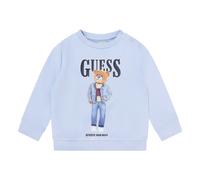 Bear Logo Sweatshirt, unisex, Guess, Kids Sweatshirts, Blue, 12 M, Kids 12 M