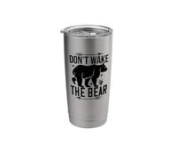 Bear Lover Funny - Don't Wake The Bear Stainless Steel Insulated Tumbler