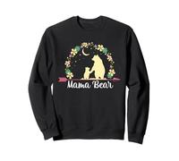 Bear Lover Mom Grandma Floral Mama Bear Mother's Day Sweatshirt