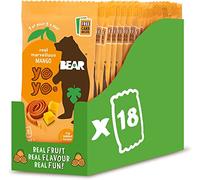 BEAR Mango Yoyos - Dried Fruit Rolls - Healthy - Vegan - 20g (18 packs)
