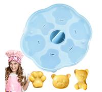 Bear Mold | 6 Cavities Cute Cartoon Tray for Baking | Chocolate Bear Molds | for Making Candy Cookie Decoration Cupcake Topper Clay Resin Epoxy Gum Paste Home Kitchen