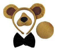 Bear Monkey Reindeer Set Nose Tail Ears Fancy Dress Adult