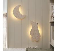 Bear & Moon Children's Wall Light Bundle