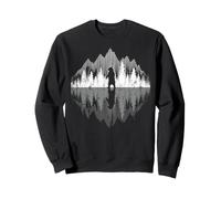 Bear Mountains Forest Trees Nature Camping Outdoors Sweatshirt