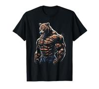Bear Muscular Muscles Bodybuilding Muscle bear T-Shirt