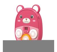 Bear Music Punching Machine, Adult Boxing Board, LED Rechargeable Interactive Wall Target With Musical Feedback For Gym, Workout And Sports Training Fun Design Birthday, Home Entertainment