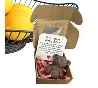 Bear, My Worry Bear, Small Motivational Animal Gift for Women, Men, Lovers, Children, Adults, Caring Friends
