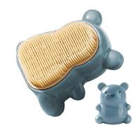 Bear Nail Bag - Hand Wash Basenna Nail Brushes Easy to Grab Bears | E - PE Material, Easy to Take Nail Brushes for Cleaning Nails, Women, Kids,