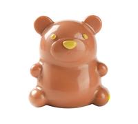 Bear Nail Brush Cleaner: Bristle Scrubber, Easy Grip Tool, Foot Nail Cleaning, Compact Hand Cleaner | Kids Bath Hygiene Equipment For