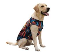 Bear Native Indian Chief Dog Clothes Ice Silk Sleeveless Pet Vest Breathable Shirts for Large Dogs Cat 2XL
