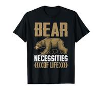 Bear Necessities of Life Wilderness Nature Hiking T-Shirt