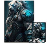 Bear of Silence 1000 Piece Jigsaw Puzzle Impossible Jigsaw Puzzles for Adults Adult Game Gift Family Interactive Game Brain Challenge Gift 26X38CM/10.23x14.96inch