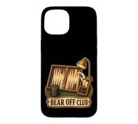 BEAR OFF CLUB Backgammon Endgame Checker Strategy Case for iPhone 15