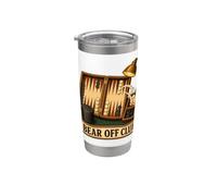 Bear Off Club Backgammon Endgame Checker Strategy Stainless Steel Insulated Tumbler