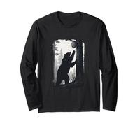 Bear on the Beehive Vintage Forest Nature Motif Gift Long Sleeve T-Shirt