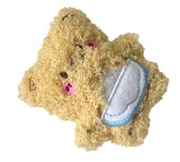 Bear Ornament Craft Celebration Bear Butter Theme Decoration Cartoon Animal Fur Face Accessories DIY