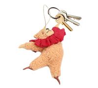 Bear Ornament - Cute Dancing Bear Keychain, Miniature Ballet Bears Charm | Cute Plush Figurine with Hanging Loop, Decorative Collectible Bear Ornament for Fans