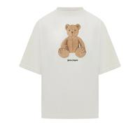 Bear Over Tee - male - Palm Angels - T-Shirts - White - M - Tops M
