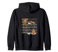 Bear Painters at Work - Cute Music Sheet Zip Hoodie