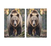 Bear Passport Holder Personalized Passport Wallet for Women Men Travel Document Organizer Holder