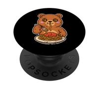 Bear Pasta Star Eyes PopSockets Adhesive PopGrip