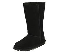 Bear Paw Ladies Bearpaw Real Sheepskin Lined Casual Boots Elle Tall - Black - UK 3