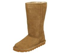 Bear Paw Ladies Bearpaw Real Sheepskin Lined Casual Boots Elle Tall - Hickory - UK 3