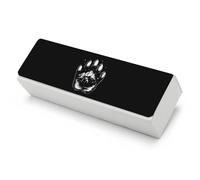 Bear Paw Mountains Stars Funny Glasses Case Hard Shell Eyeglasses Case Protector with Cleaning Cloth for Women Men