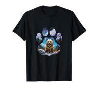 Bear Paw Print Mountain Wilderness T-Shirt