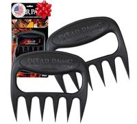 Bear Paw Products, Inc. Pulled Pork Shredder Claws - Meat Handler Forks Black