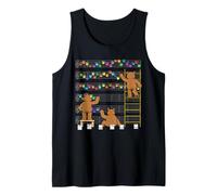 Bear Paw Symphony Painters - Cute Art Tank Top