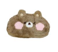 Bear Pencil Pouch Cute Cartoon Plush Large Capacity